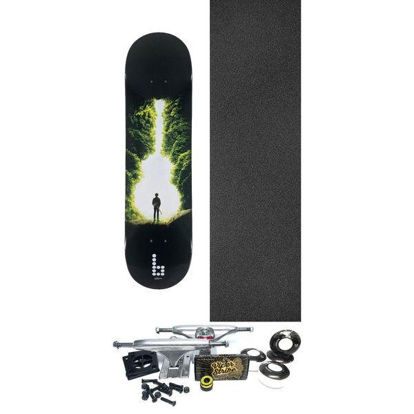 Braille Skateboards Guitar Passage Skateboard Deck - 8" x 31.5" - Complete Skateboard Bundle